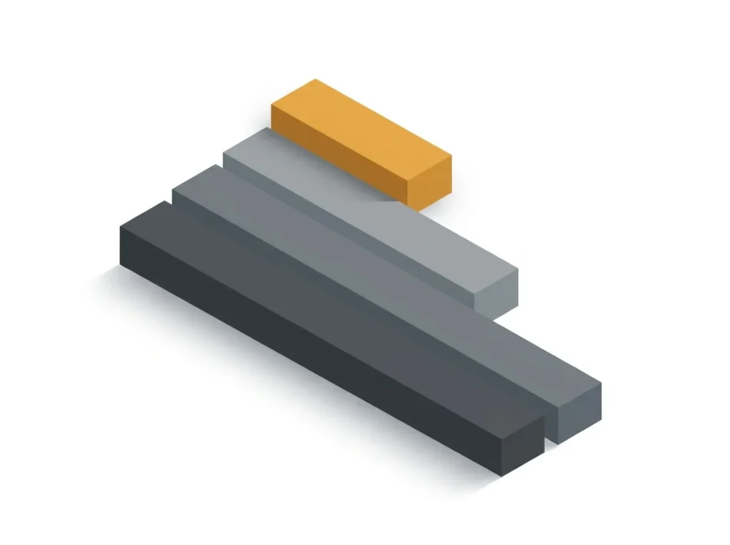 Abstract illustration of the Google Ads auction factors bid, quality score, ad assets and context