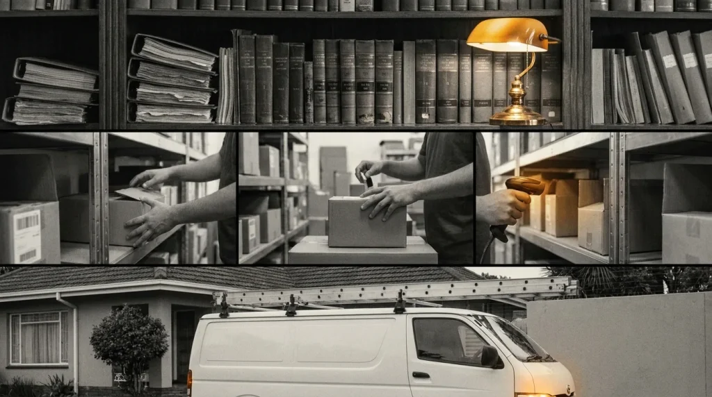 Montage of South African legal, e-commerce and home services businesses that advertise on Google