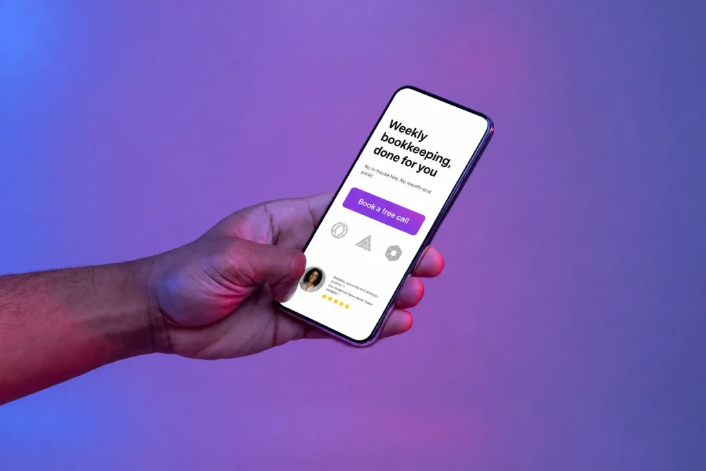 Landing Page Conversion in SA: 2026 Guide (person scrolling through a mobile optimised website)
